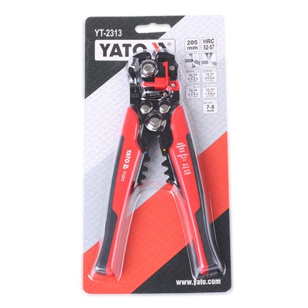 Kìm tuốt dây điện đa năng Yato YT-2313 205 mm