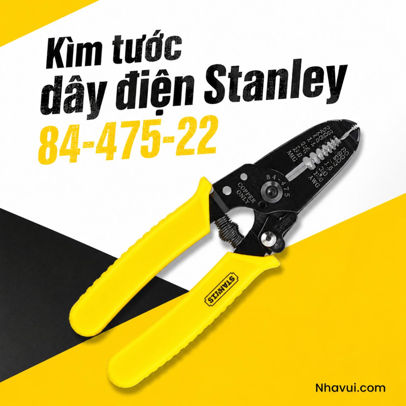 Kìm tuốt dây điện Stanley 84-475-22 kích thước 150mm