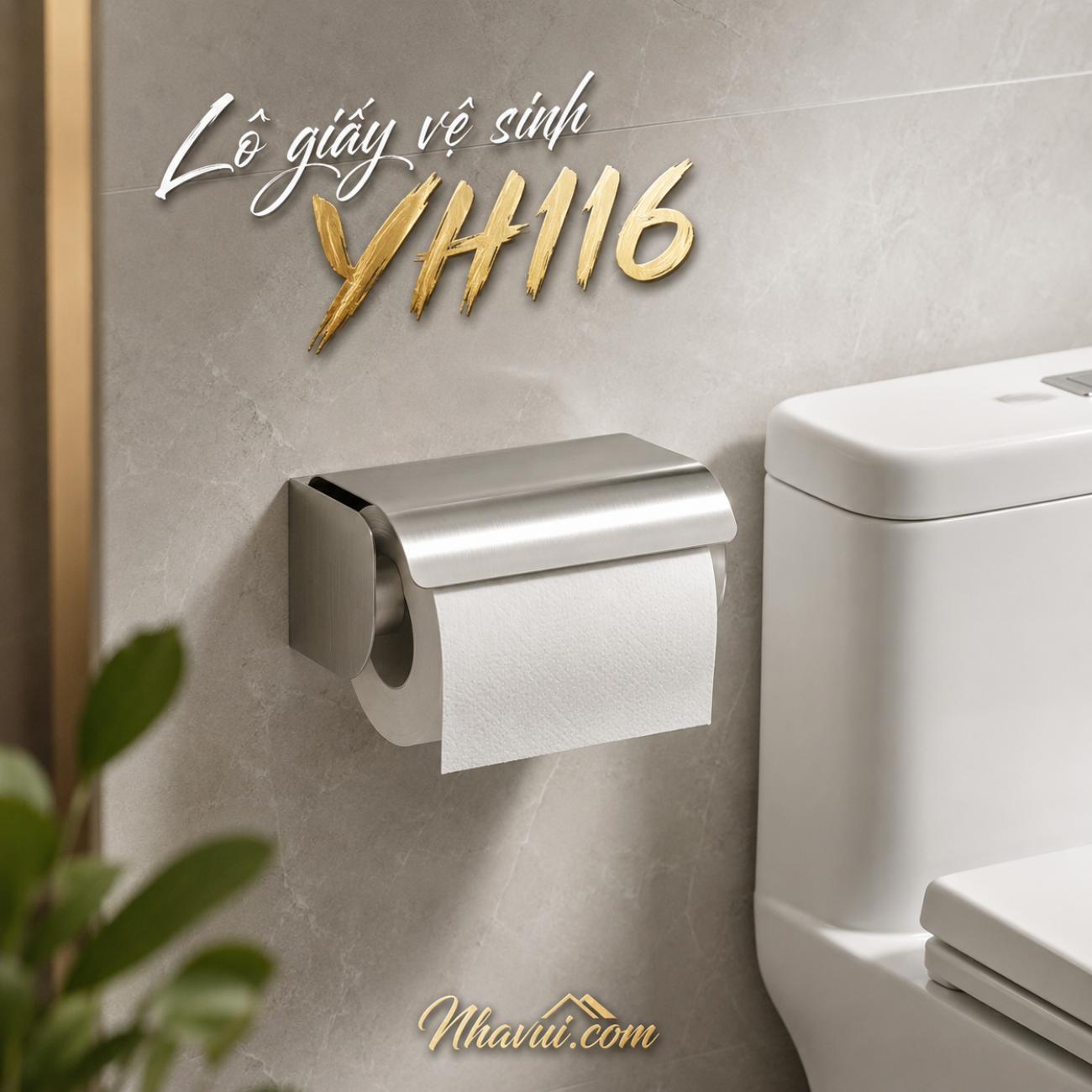 Lô giấy vệ sinh TOTO YH116 chất liệu thép không gỉ