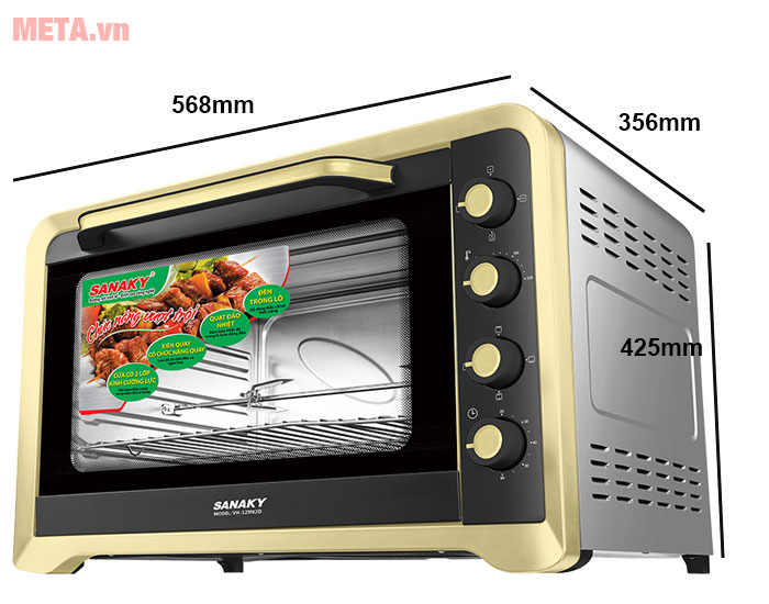 Lò nướng Sanaky VH-129N2D 120 lít