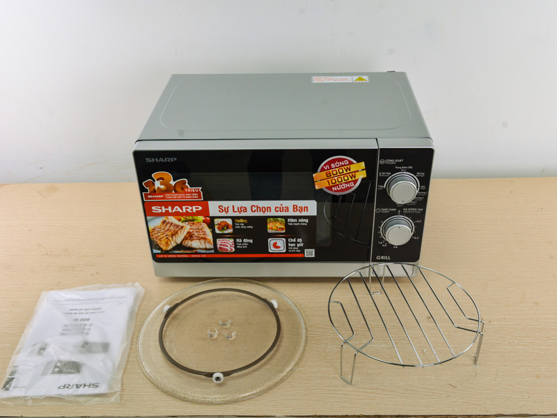 Lò vi sóng cơ có nướng Sharp R-G222VN-S 20 lít