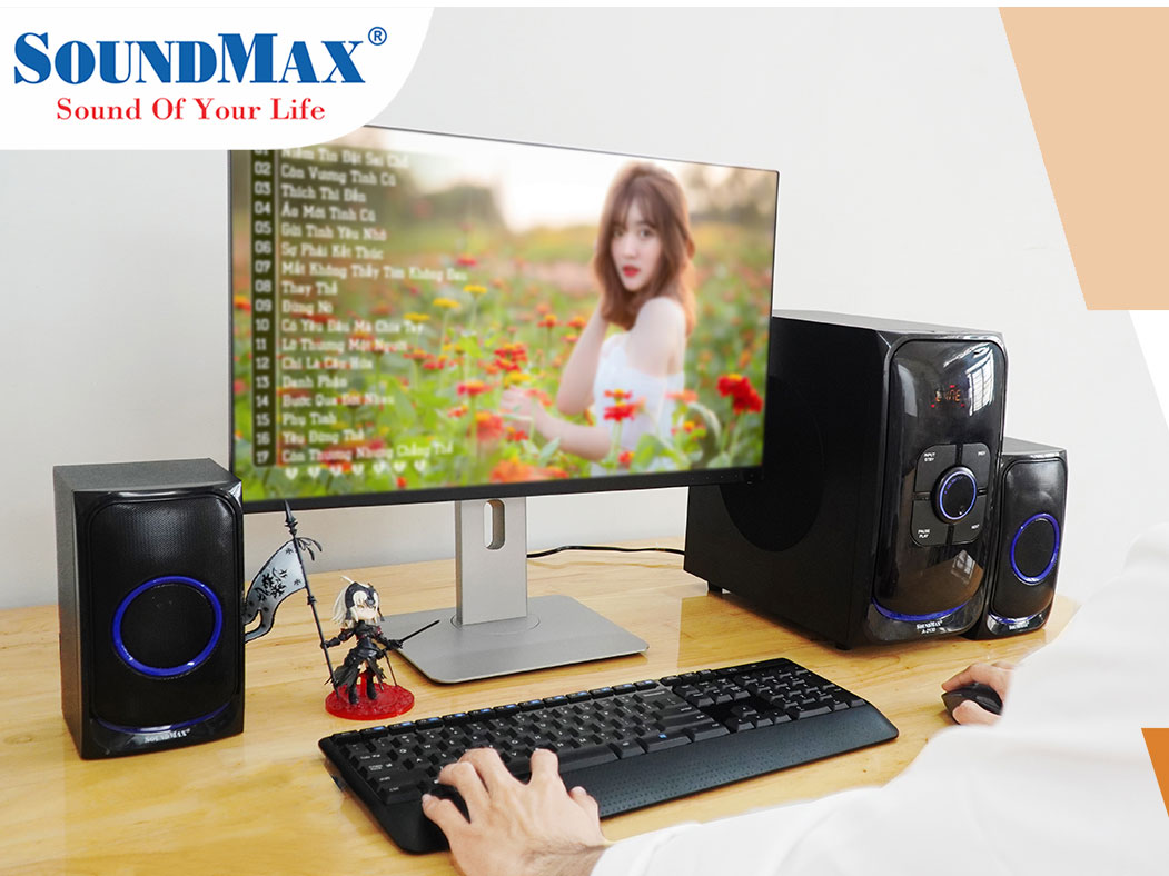 Loa vi tính SoundMax A2130 2.1 Bluetooth