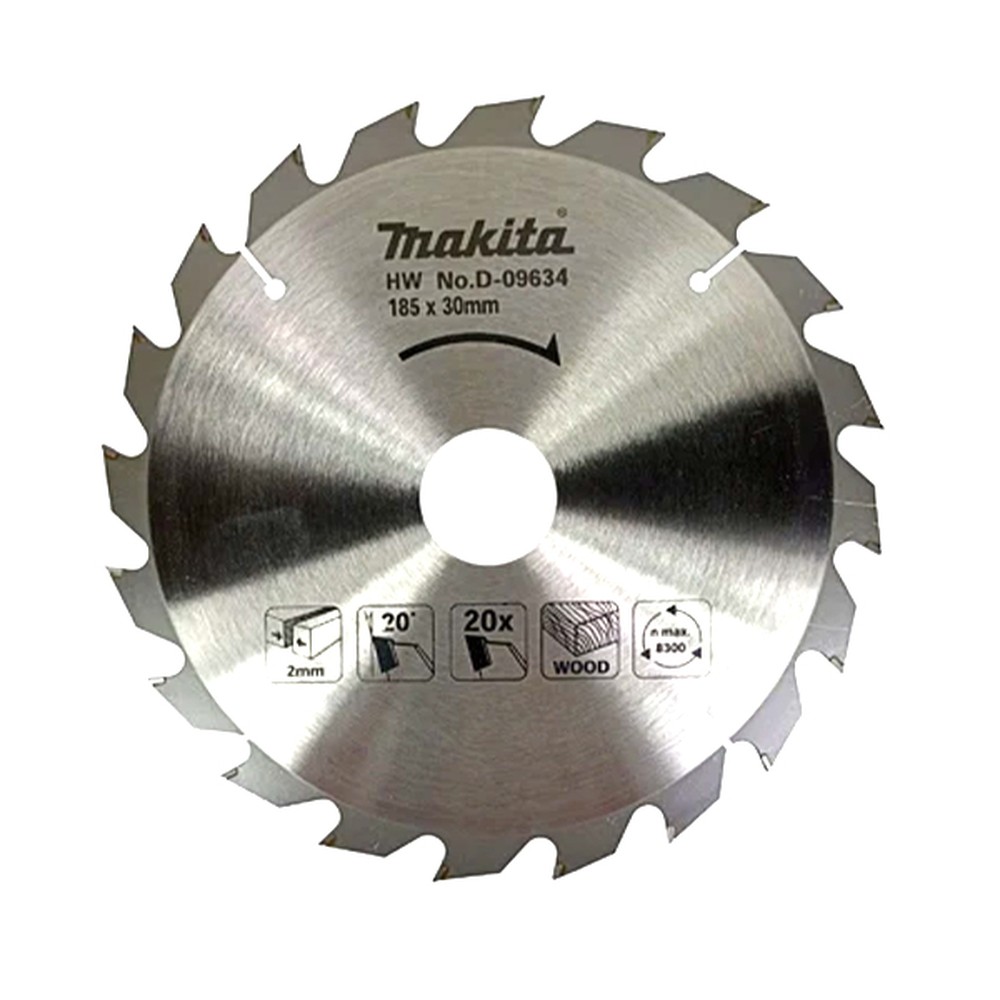 Lưỡi cưa gỗ Makita D-09634 185 x 30 mm 20 răng