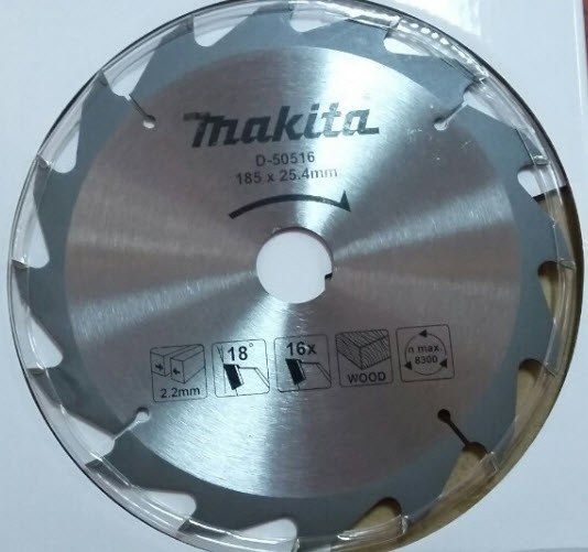 Lưỡi cưa gỗ Makita D-50516 180 mm 16 răng