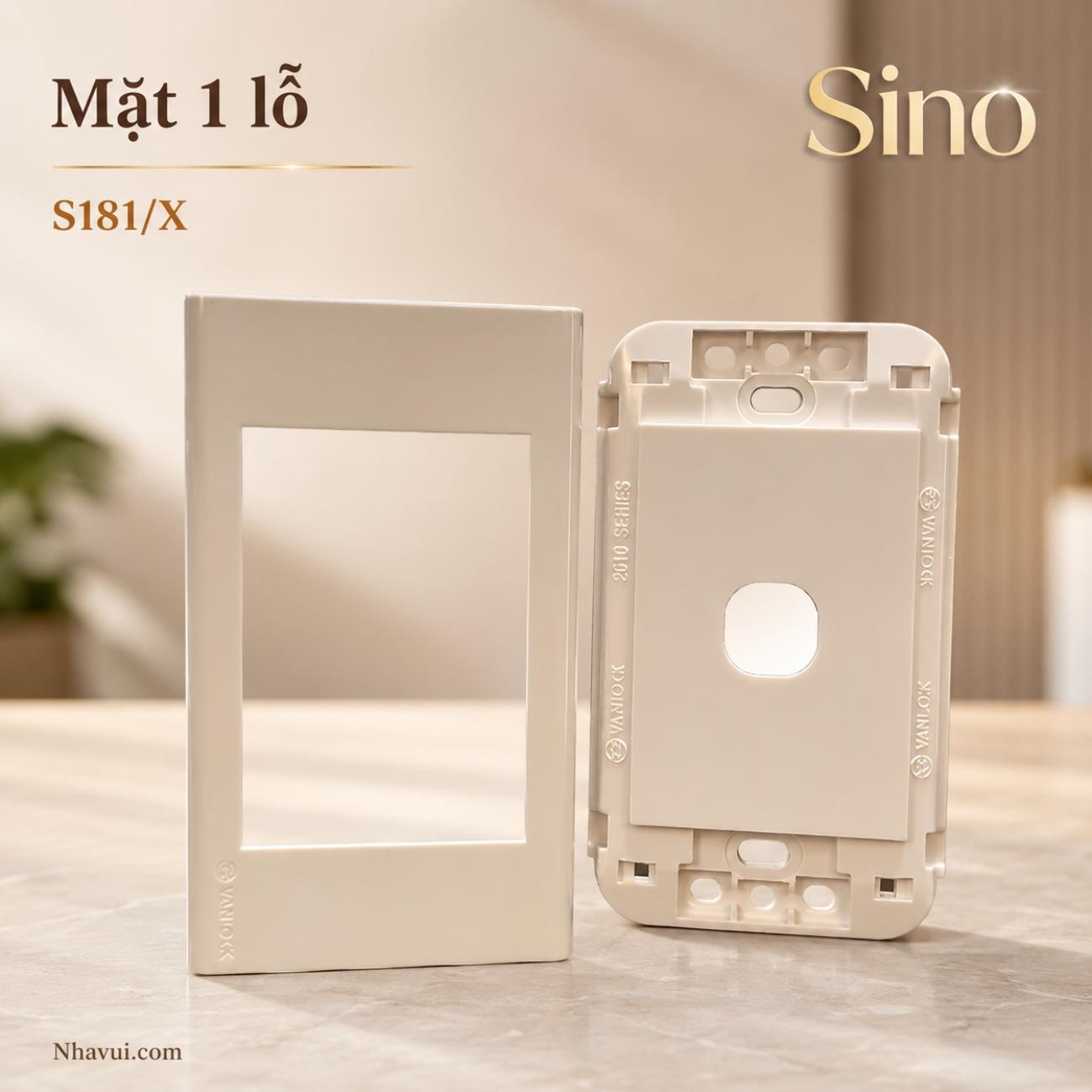 Mặt 1 lỗ Sino S181/X Sê-ri S18