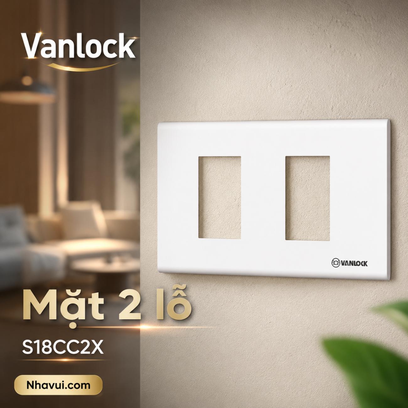 Mặt 2 lỗ Sino S18CC2X