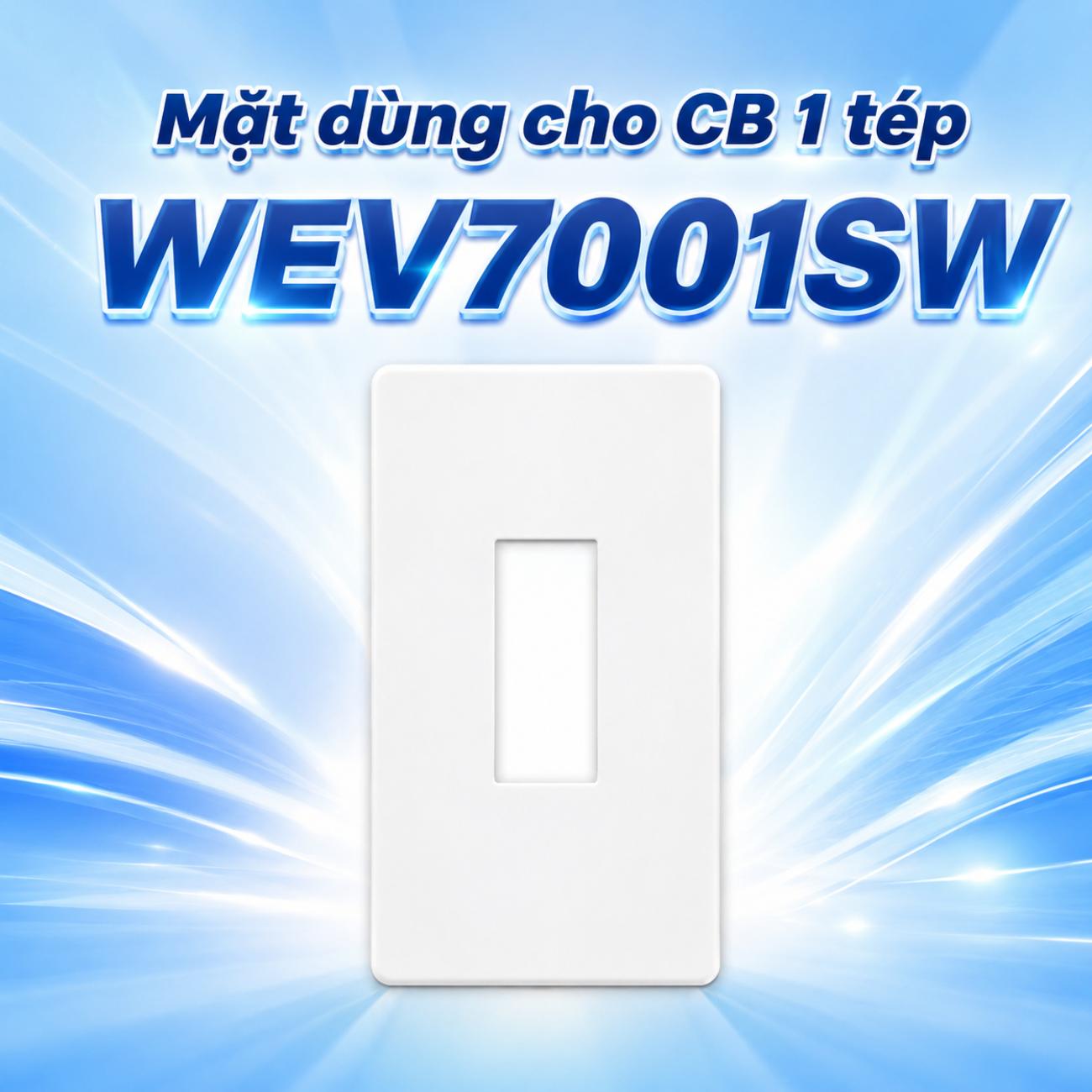 Mặt dùng cho CB 1 tép Panasonic WEV7001SW