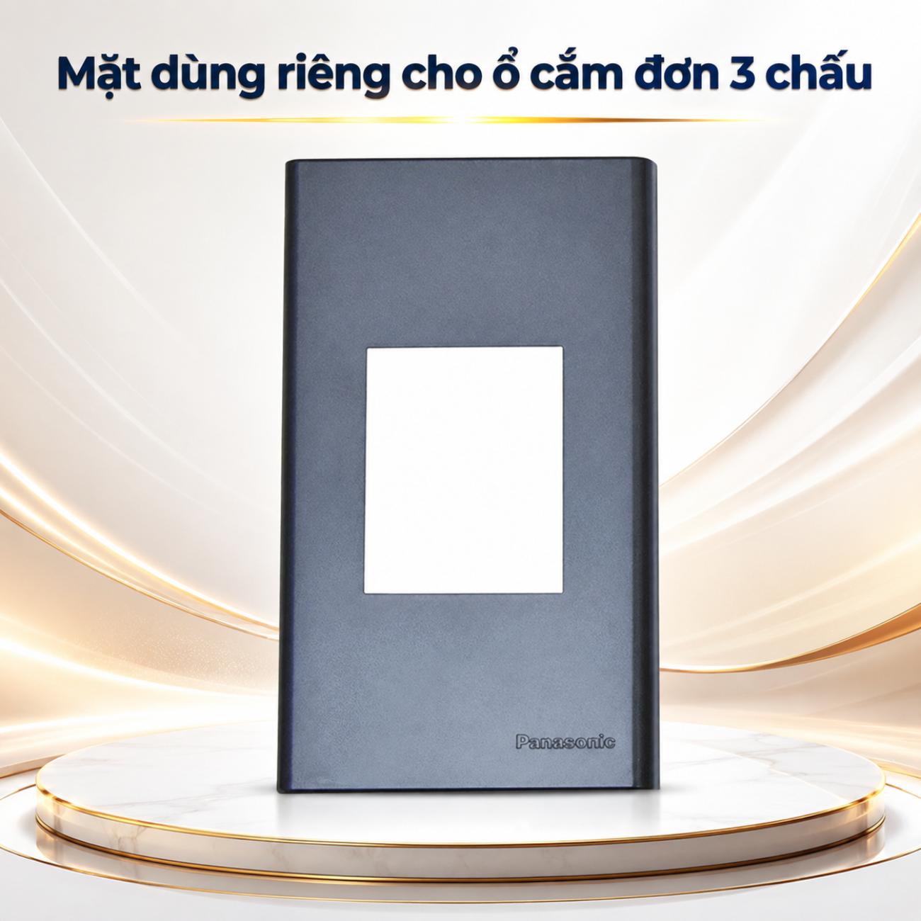 Mặt dùng riêng cho ổ cắm đơn 3 chấu Panasonic Refina Wide Series