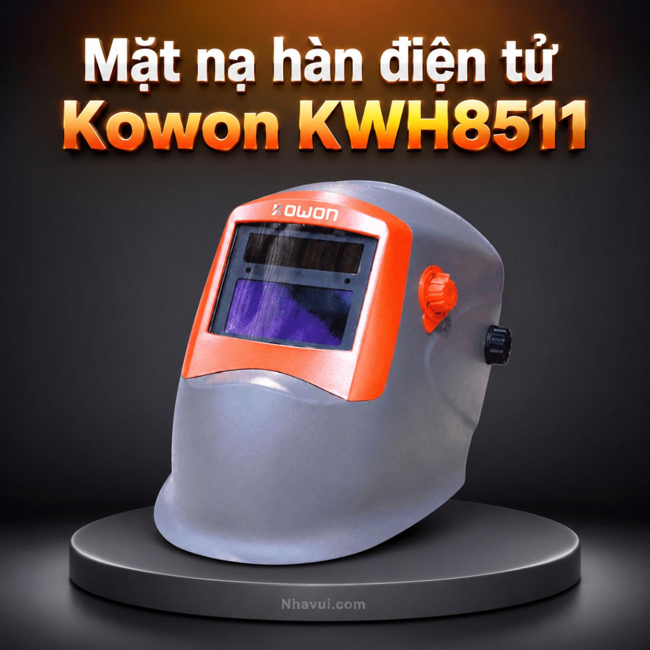 Mặt nạ hàn điện tử tự động Kowon KWH8511 điều chỉnh độ tối DIN 9–13