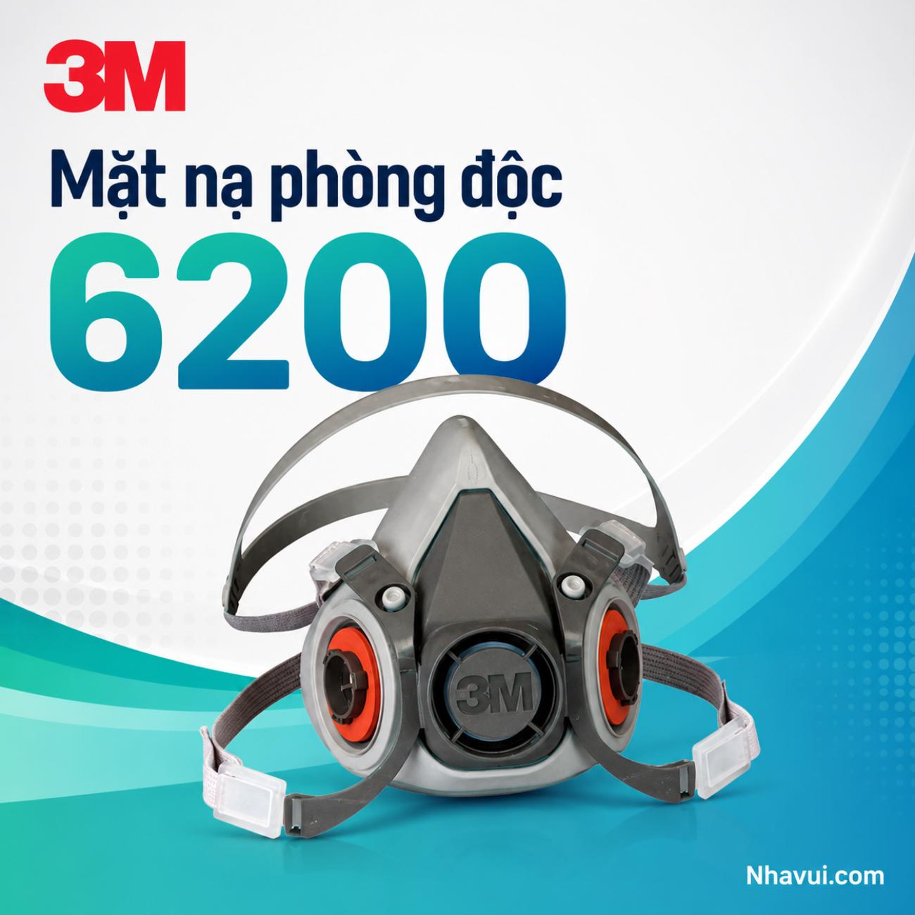 Mặt nạ phòng độc 3M 6200