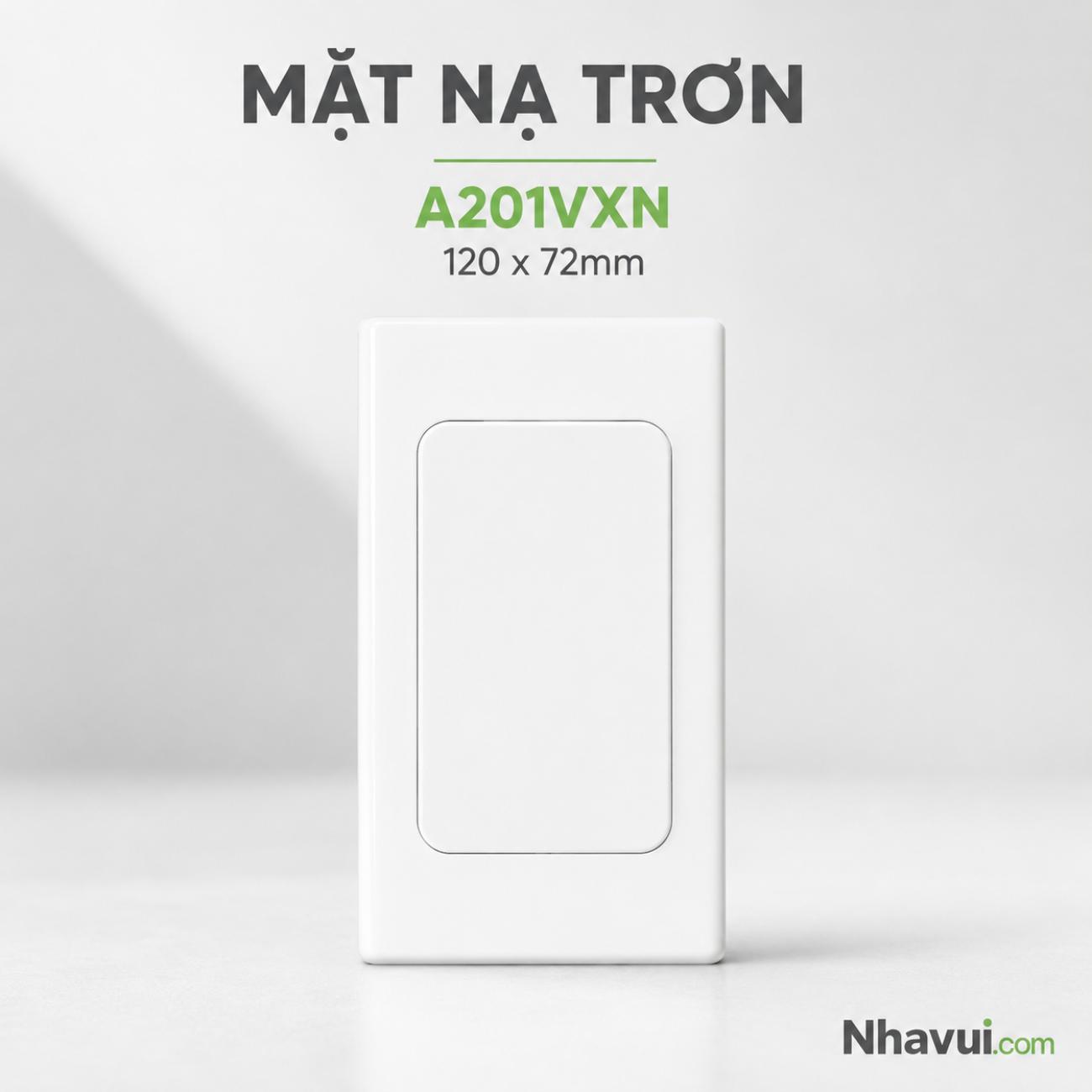 Mặt nạ trơn MPE A201VXN 120x72mm