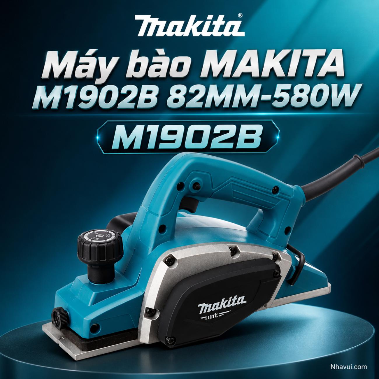 Máy Bào Gỗ Makita M1902B 500W Bề Rộng Đường Bào 82mm