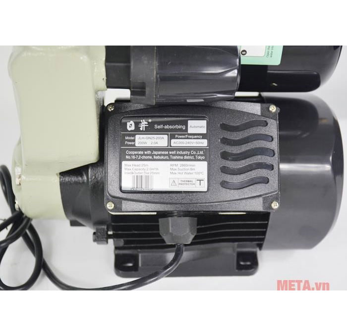 Máy bơm nước tăng áp tự động JLM 60-200A (JLM-GN25-200A) 200W
