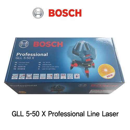 Máy cân mực laser Bosch GLL 5-50X 5 tia đỏ (0601063N80)