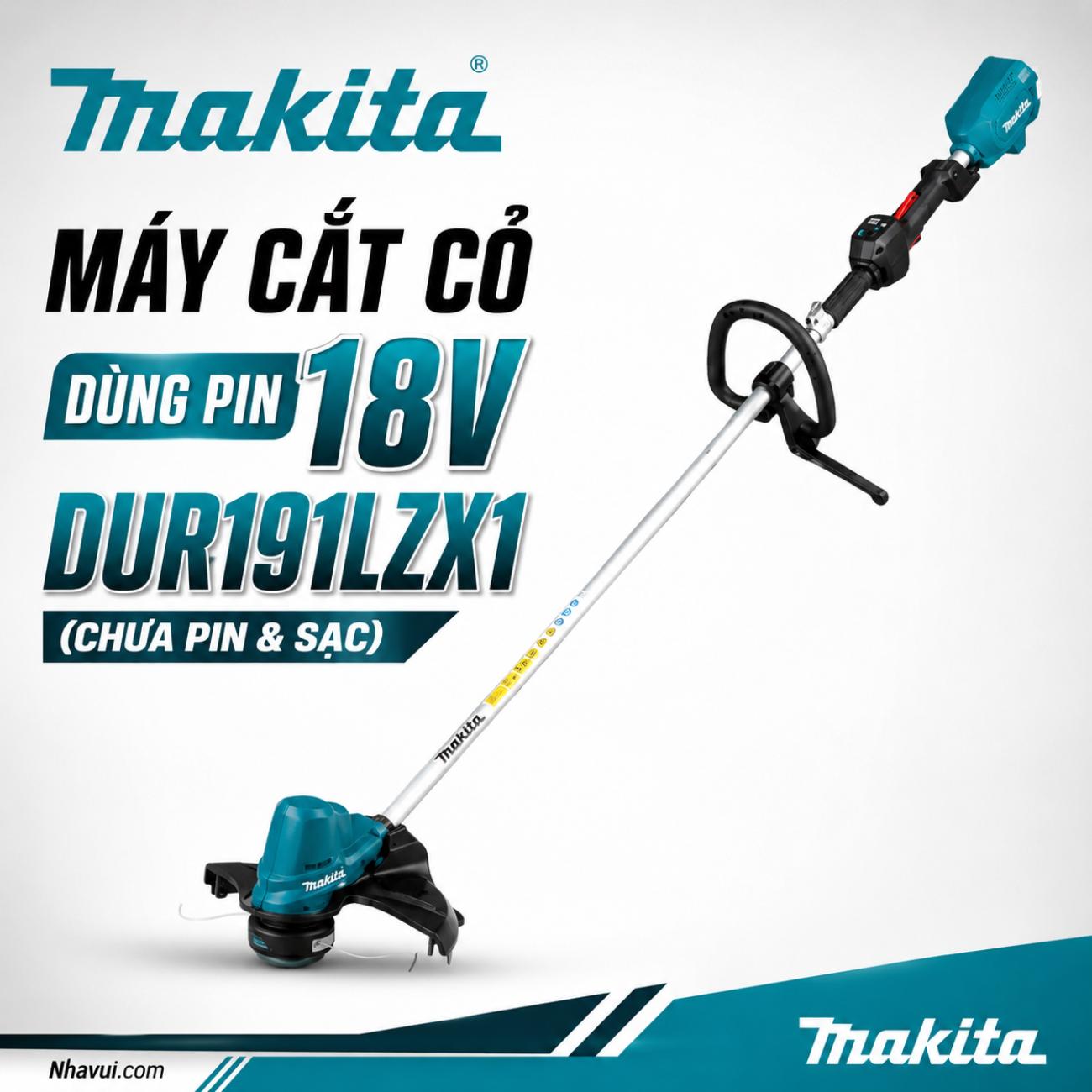 Máy cắt cỏ dùng pin 18V Makita DUR191LZX1 (Chưa Pin & Sạc)