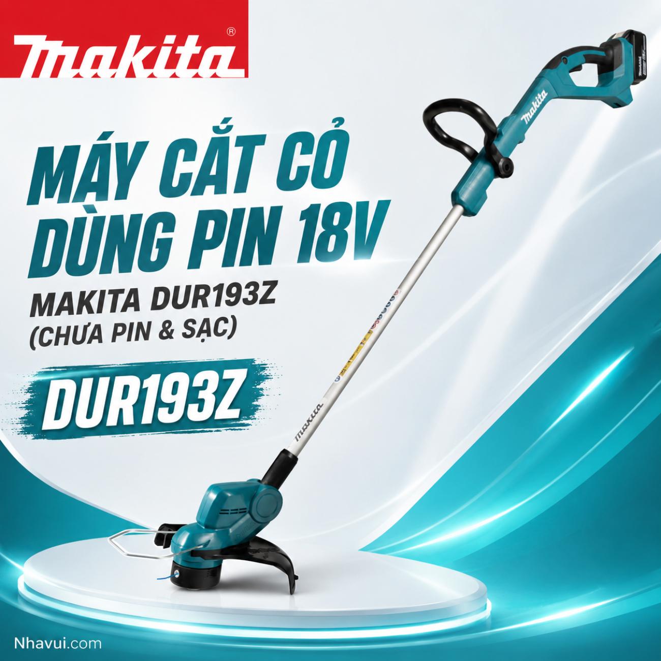 Máy cắt cỏ dùng pin 18V Makita DUR193Z (Chưa Pin & Sạc)
