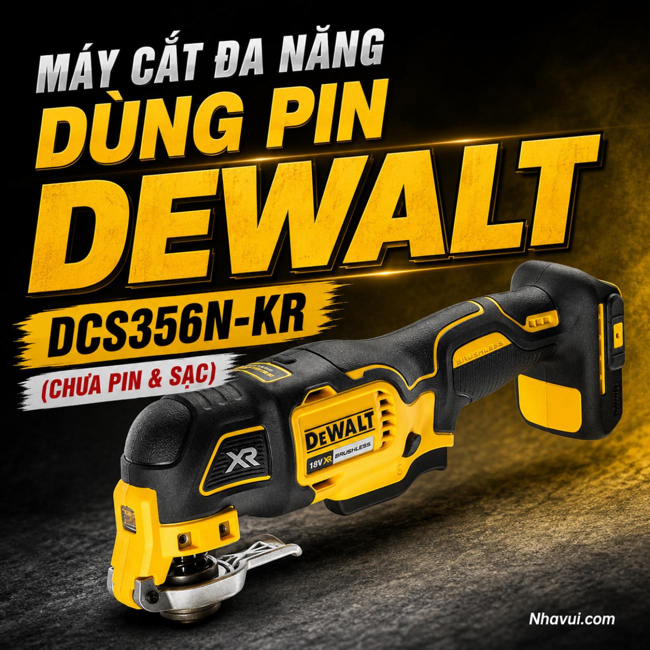 Máy cắt đa năng dùng pin 20V Max DeWalt DCS356N-KR (Chưa Pin & Sạc)