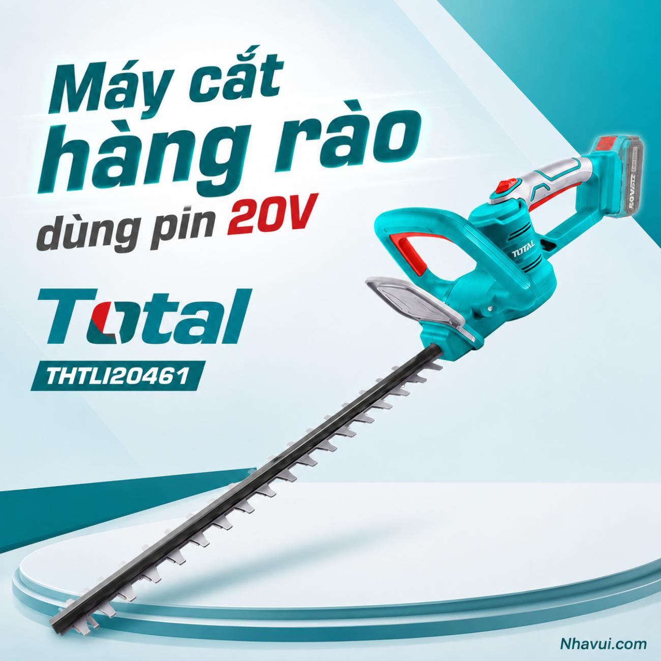 Máy cắt hàng rào dùng pin 20V Total THTLI20461
