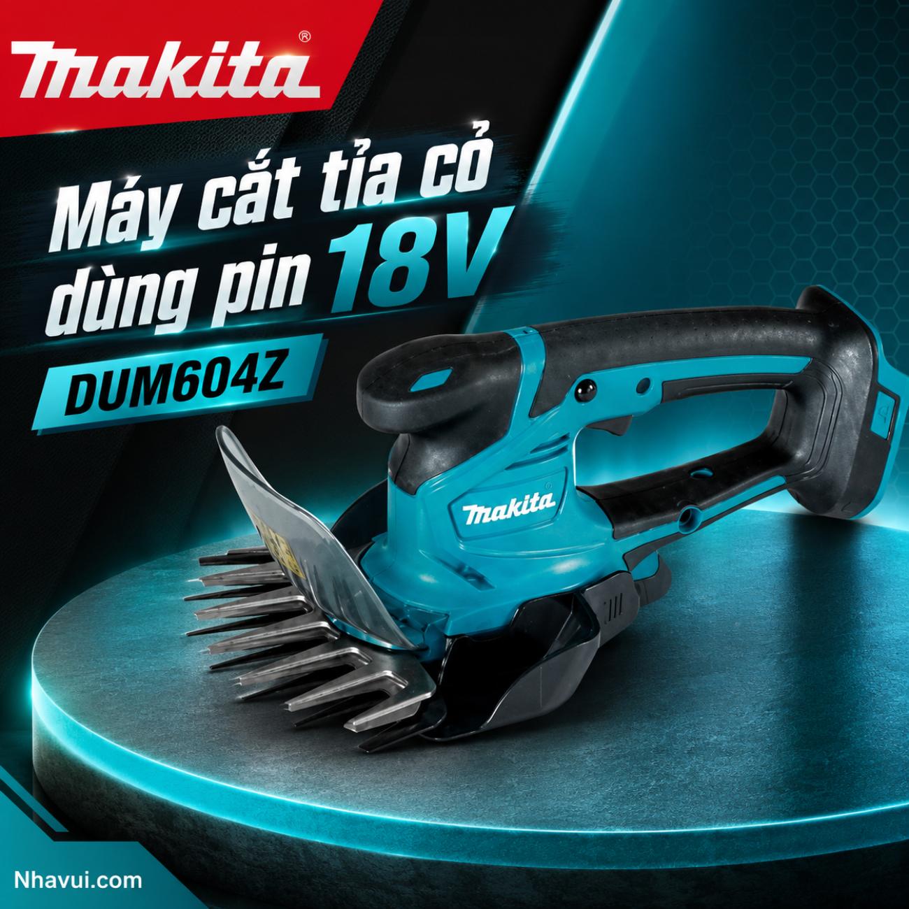 Máy cắt tỉa cỏ dùng pin 18V Makita DUM604Z (Chưa kèm Pin & Sạc)