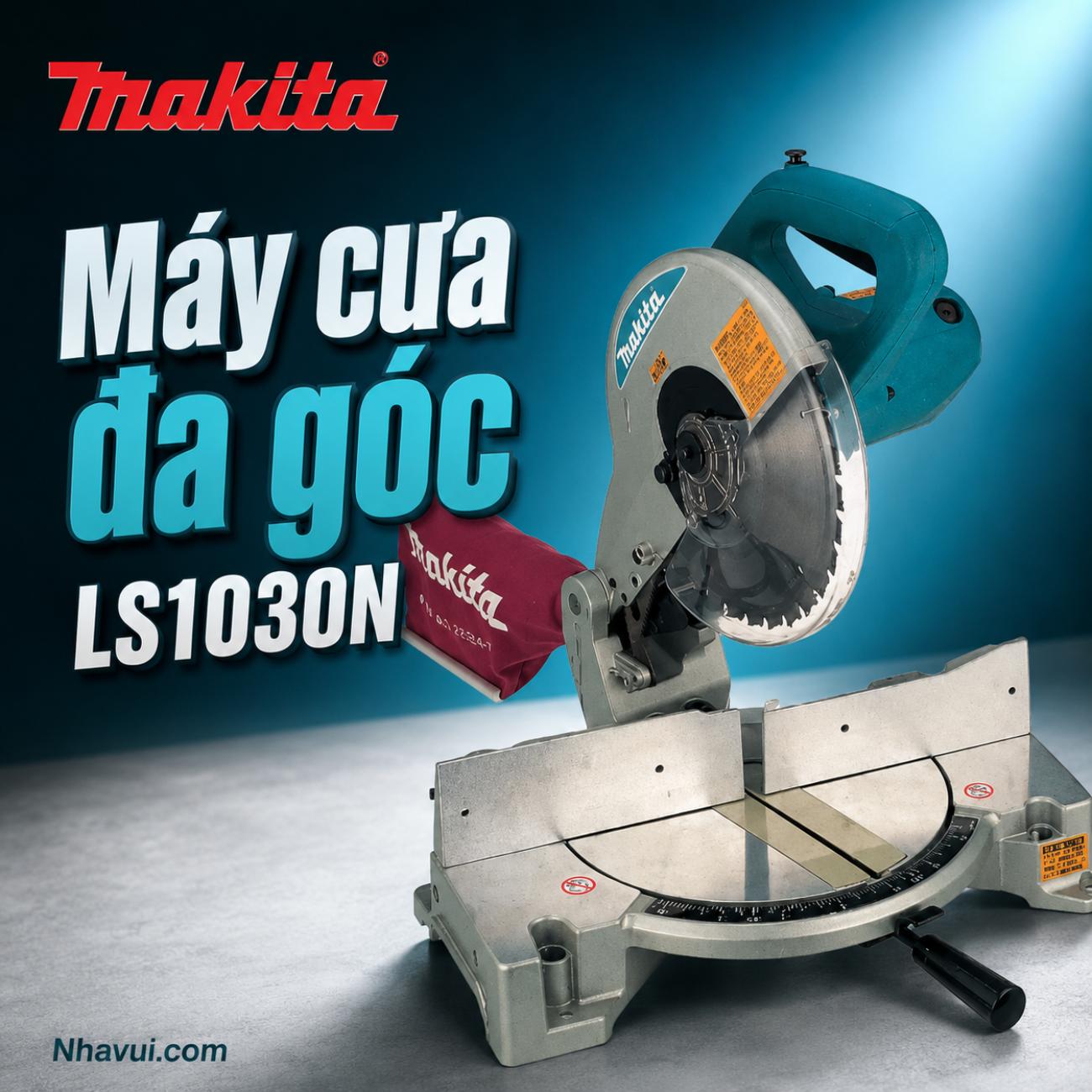 Máy Cưa Đa Góc Makita LS1030N 1650W Lưỡi Cưa 260mm