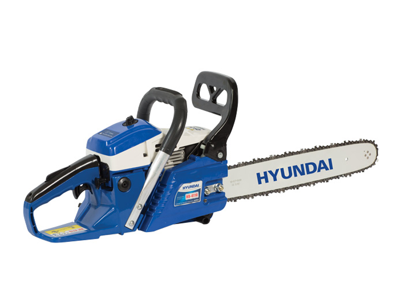 Máy cưa xích chạy xăng Hyundai HD-4110 lam 40cm
