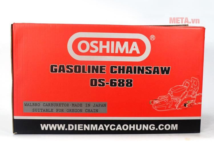 Máy cưa xích chạy xăng Oshima 688 lam 22 inch