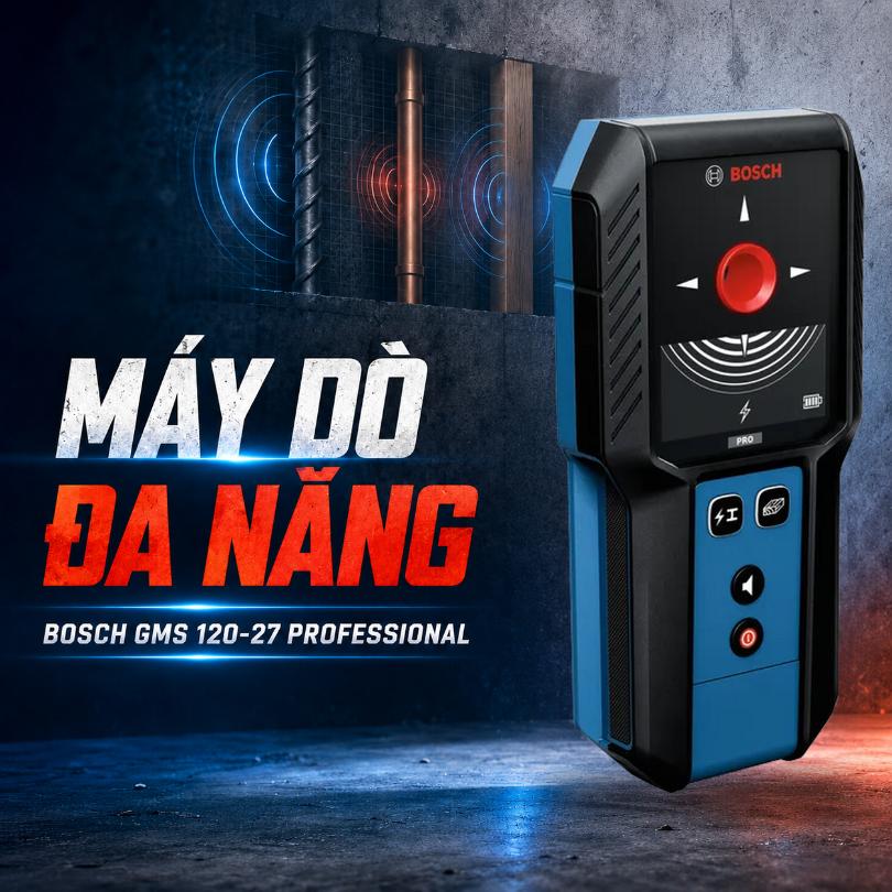Máy dò đa năng Bosch GMS 120-27 Professional