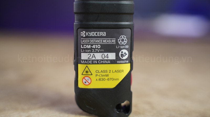Máy đo khoảng cách laser Ryobi LDM-410 – đo 0,2–40 m, pin sạc USB