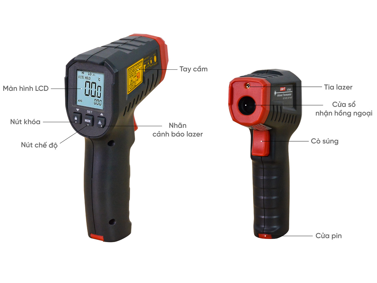 Máy đo nhiệt độ hồng ngoại Uni-T UT306S