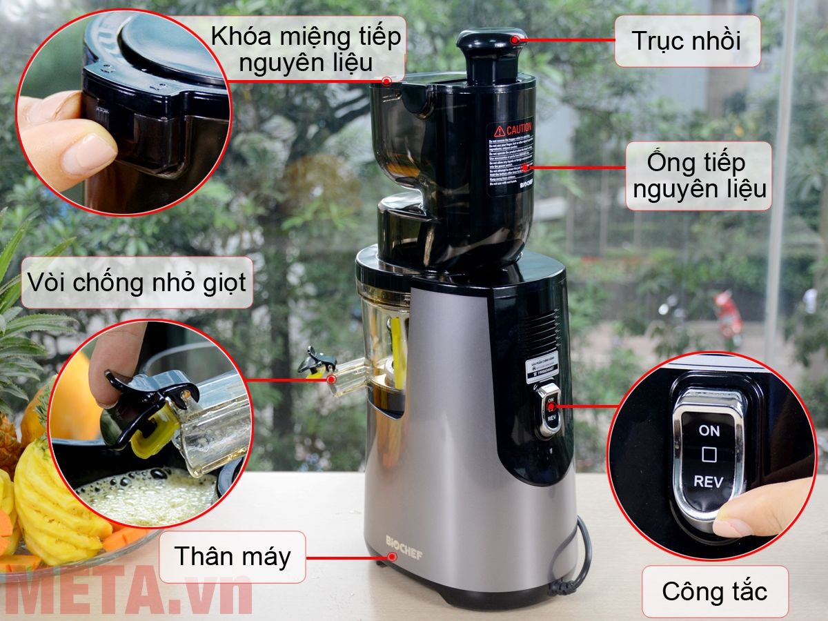 Máy ép chậm BioChef 666