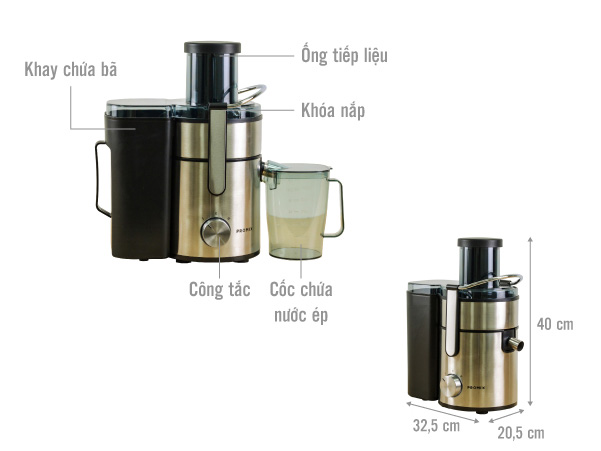 Máy ép nhanh Promix FJ-01 1000W