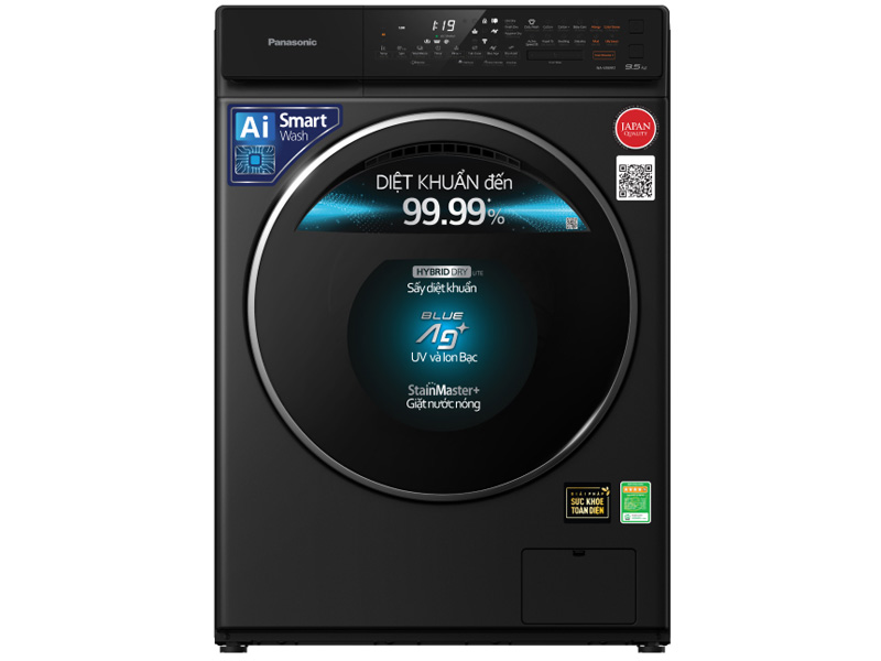Máy giặt sấy Panasonic Inverter 9,5kg NA-V95FR1BVT