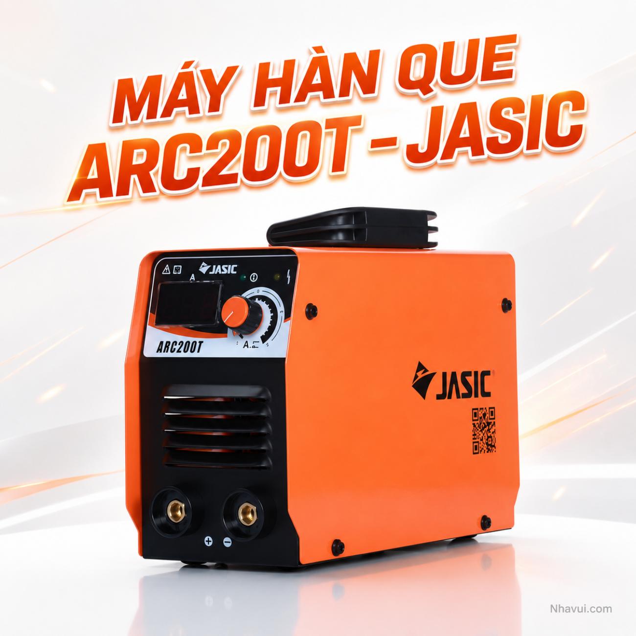 Máy hàn que điện tử Jasic ARC200T 200A điện áp 220V