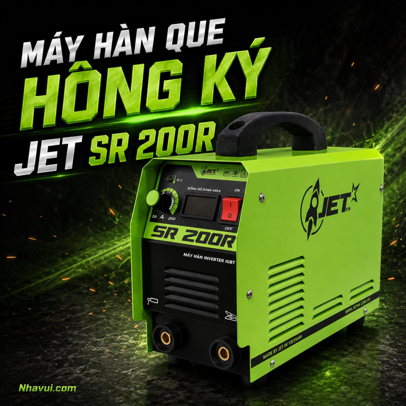 Máy Hàn Que Hồng Ký JET SR 200R
