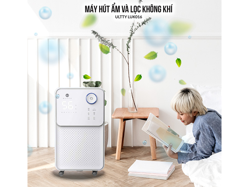 Máy hút ẩm lọc không khí Ultty LUK016