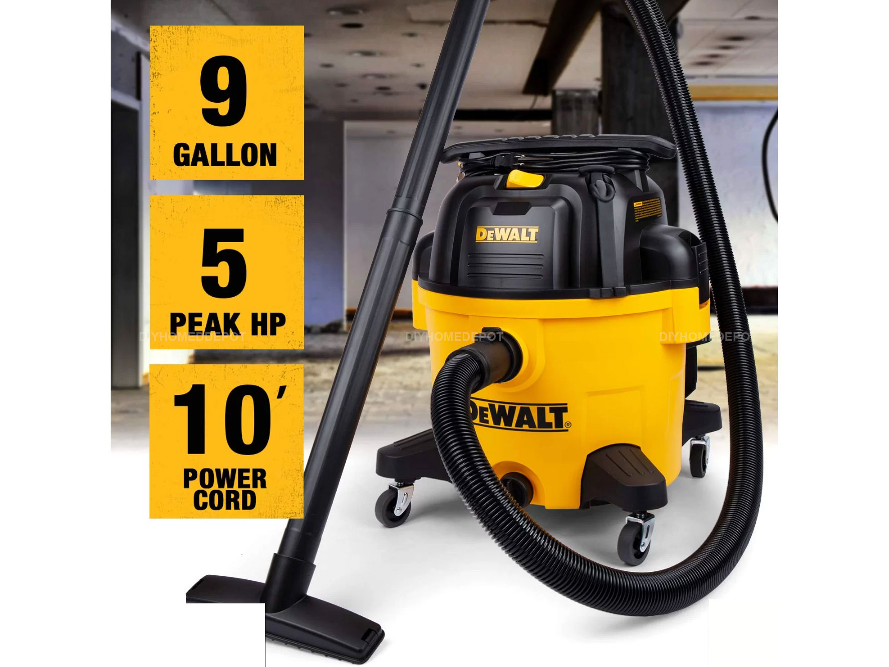 Máy hút bụi khô/ướt/thổi DeWalt DXV34P 34 lít