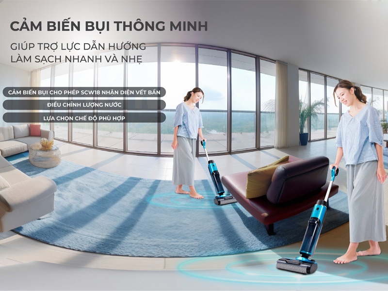 Máy hút bụi lau nhà thông minh Ultty SCW18