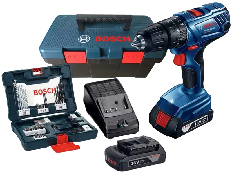Máy khoan vặn vít dùng pin Bosch GSB 180-LI Promo (06019F83K2)