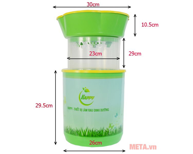 Máy làm rau mầm Happy tự động tưới nước