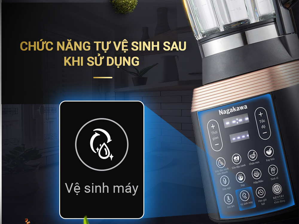 Máy làm sữa hạt đa năng Nagakawa NAG0815 1,75 lít
