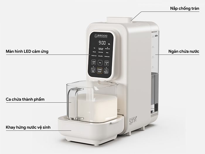 Máy làm sữa hạt tự động 2GOOD SONA i8 1,2 lít