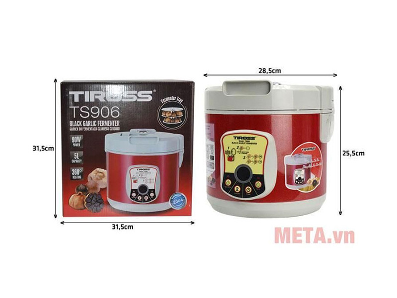 Máy làm tỏi đen Tiross TS906 5 lít