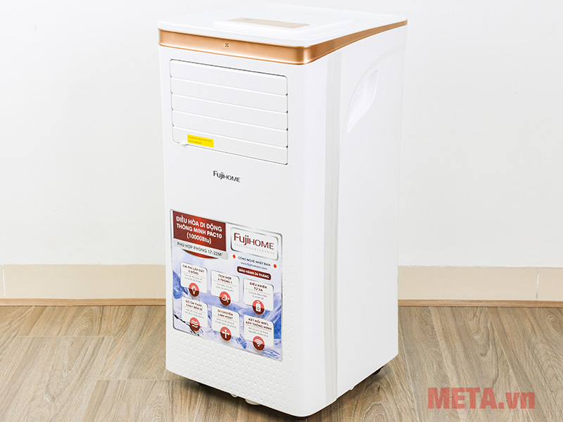 Máy lạnh di động FujiHome PAC10 10.000BTU, kết nối Wifi