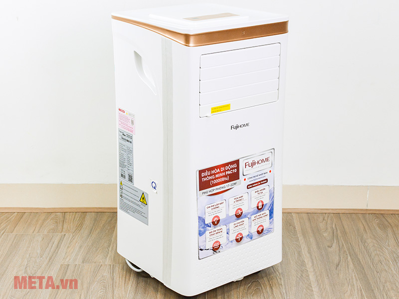 Máy lạnh di động FujiHome PAC10 10.000BTU, kết nối Wifi