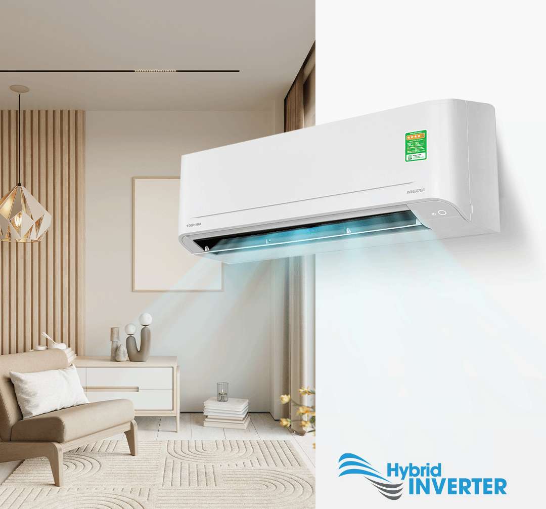 Máy lạnh Toshiba Inverter 1.5HP RAS-H13S4KCV2G-V