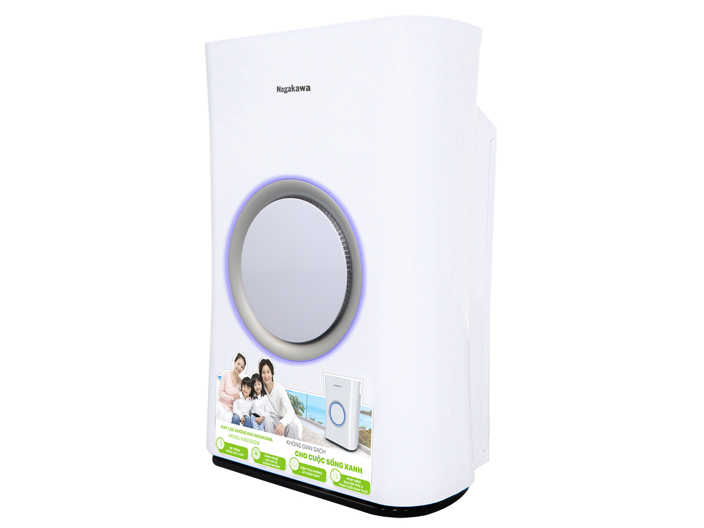 Máy lọc không khí Nagakawa NAG3502M HEPA H13
