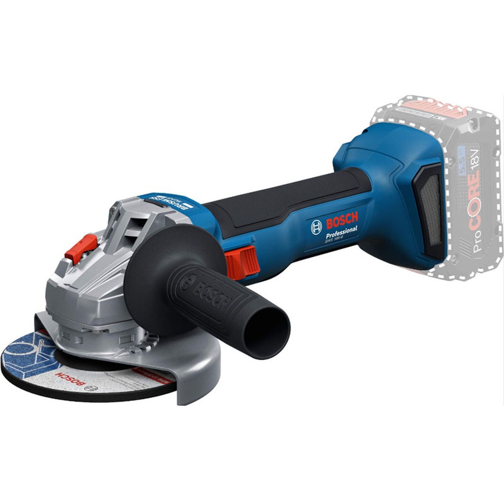 Máy mài góc dùng pin Bosch GWS 18V-8 đĩa 100 mm (thân máy)