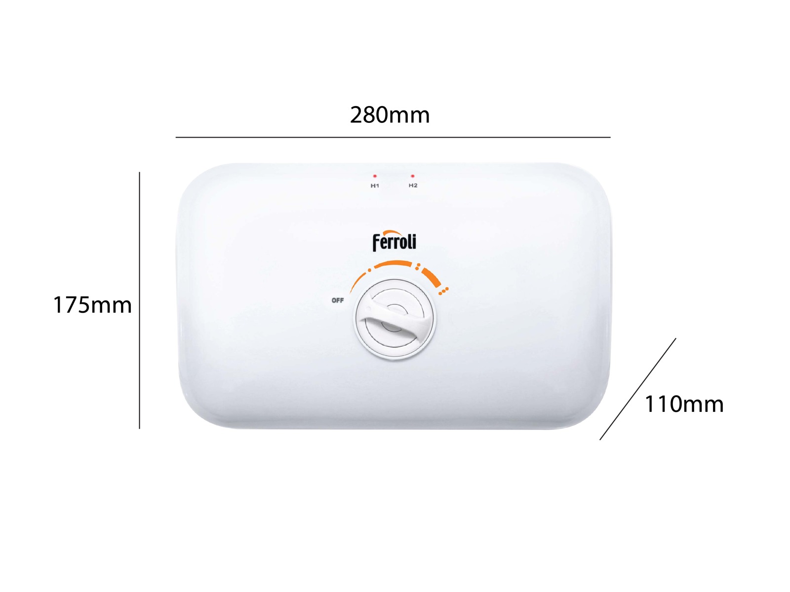 Máy nước nóng trực tiếp Ferroli Rita FS-4.5 TE chống giật