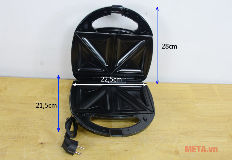 Máy nướng bánh 3 trong 1 Tiross TS-513 kèm 3 khuôn