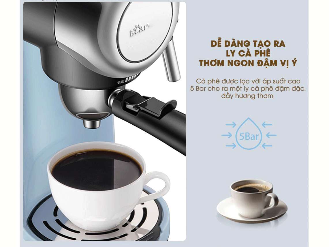 Máy pha cà phê bán tự động Bear CF-B02V1